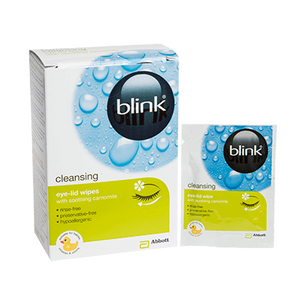 Blink cleansing eye-lid wipes